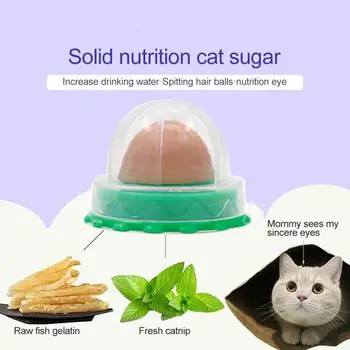 1/3/5PCS Catnip Zahăr Solid Catnip Zahăr Lung Puternic Pastila de Energie Mingea Cat de Nutriție Crema Lins Solid Pisici Bomboane Minunat Gustări