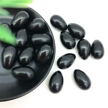 1 buc Naturale Obsidian Negru în Formă de Ou de Cristal Masaj cu pietre Chakra Vindecare Reiki Pietre Naturale și Minerale