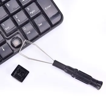 1 BUC Utile Keyboard Keycap de Demontare Puller Descărcare Oțel Curatare de Praf Instrument