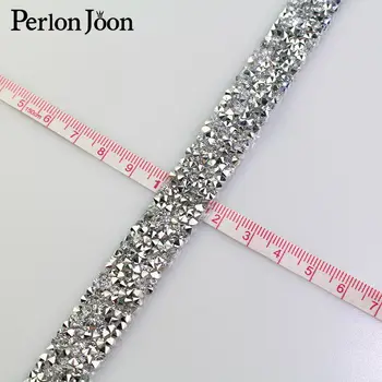 1 curtea de 1,5 cm de culoare rășină diamant dezordonate panglică termorigide culoare cu fier trim chingi DIY decorare de îmbrăcăminte TR004