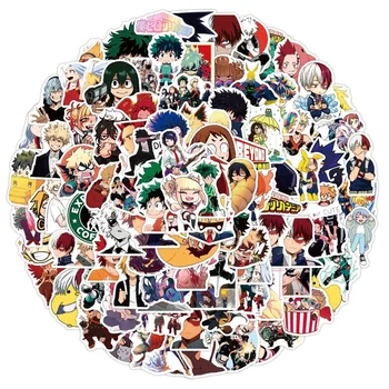 10/50/100buc Eroul Meu mediul Academic Japonia Anime Autocolante pentru Laptop Skateboard Izuku Midoriya ar Putea Boku No Hero Academia Caracter