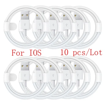 10 buc incarcator usb cablu pentru ipad cablu de repede pentru iphone Cablu de încărcare pentru iPhone 11 5s X 8 7 6s plus se xr xs ios cablu