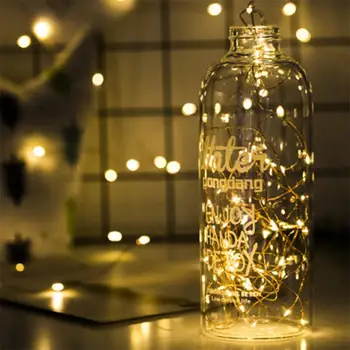10 Led-uri Sârmă de Cupru LED lumini Șir de Vacanță iluminat Zână Ghirlanda Pentru Pomul de Craciun Petrecere de Nunta de Decorare