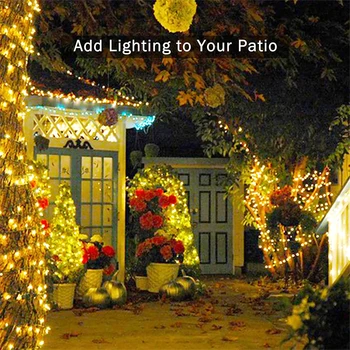 100/200/300/500 Șir Led Lumini de Pom de Crăciun Decoratiuni pentru Casa în aer liber Feston Led Zână Grădină de Anul Nou Ghirlanda