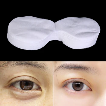 100buc Femei Esențială Produs foarte Subtire de Bumbac de Unică folosință, Mască pentru Ochi DIY Bumbac Natural Ochi Masca de Hârtie 2021 Produs Nou
