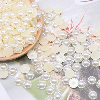 100buc Imitație Pearl Margele Vrac Bijuterii DIY Rășină Perle Neporoase Margele lucrate Manual Pentru Brățară Bijuterii Accesorii