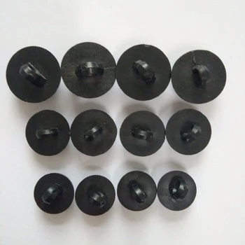 100buc Plastic Negru Tija Butoane Pentru Jucarie Papusa Ochii DIY Meșteșug Îmbrăcăminte de Cusut, Accesorii, Consumabile