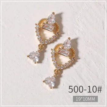 10buc/lot de Lux Tassel Pandantiv placat cu cristale strasuri unghii decoratiuni unghii bijuterii accesorii decor farmece consumabile