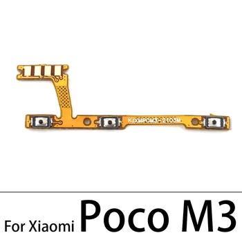 10BUC Piese de schimb Pentru Xiaomi Poco M3 Power On de Pe Tasta de Volum Cablu Flex Buton