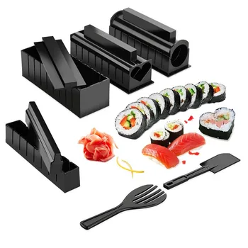10buc/Set DIY Face Sushi Kit Rola Sushi Maker Rola de Orez Mucegai Bucătărie Sushi Instrumente Japoneze Sushi de Gătit Instrumente Instrumente de Bucatarie