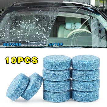 10buc/Set Multifunctional Concentrat Comprimat Efervescent Albastru Geam Curat Pentru Auto și de Curățare de uz Casnic Picătură Navă