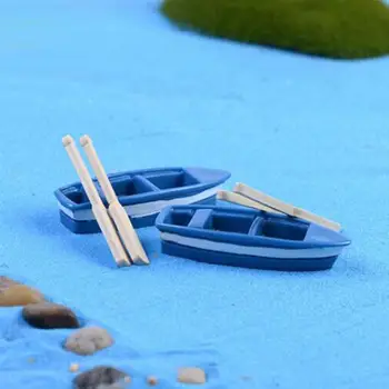12pcs Microlandscape Plaja Decor Shell Barca Colac de salvare Set Mini Casa de Recuzită