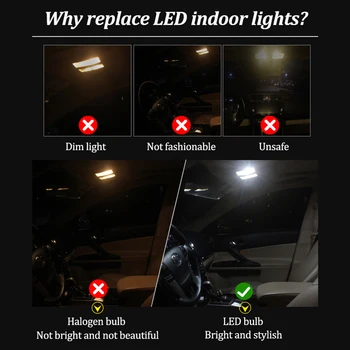 13PCS Canbus LED Lumina de Interior Pentru Mitsubishi Montero Sport LED-uri de Interior Dome Ușă Portbagaj Lumină de inmatriculare (1997-2004)