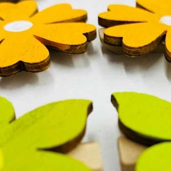 18pcs/set Iepuras de Paste Floare Fluture din Lemn Clip DIY Poze Cadru de cărți Poștale Hârtie Cleme Decor de Perete