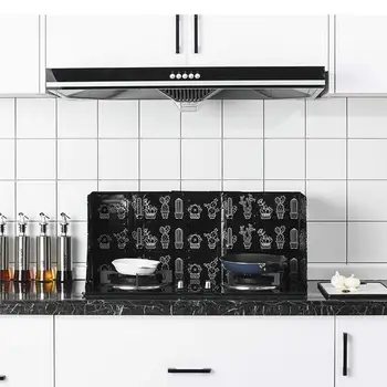 1BUC noi Gadget-uri de Bucătărie Stropi de Ulei Ecrane Folie de Aluminiu Placă Aragaz Stropi Dovada Șicane Bucătărie Acasă Instrumente de Gătit