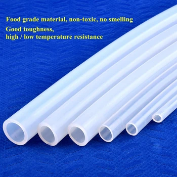 1M ID.6, 8 și 10mm Alimente Grad Silicon Clar Transparent Furtun de Acvariu Rezervor de Cauciuc Tub de Irigare Gradina Moale Tub Flexibil de Conducte