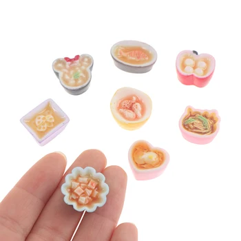 2 BUC Creative Nee Mini Drăguț 1:12 Păpuși Bucătărie Simulare Miniatură Rășină Alimentare Accesorii Model de Mici Ornamente Decor Jucarii