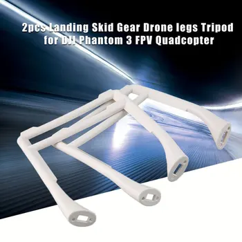 2 buc Spori Aterizare Skiduri de Viteze Drone Picioare Roți Trepied pentru DJI Phantom 3 FPV Quadcopter Aeronave Drone UAV piese de Schimb