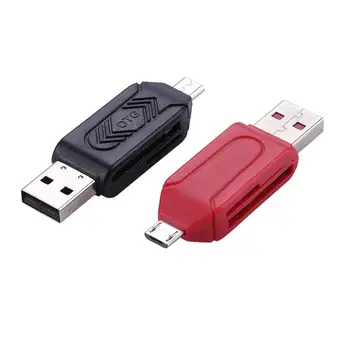 2 in 1 Multi-Funcție USB2.0 OTG Cititor de Card TF/SD Card Reader Adaptor