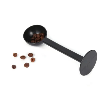 2 În 1 Lingură de Cafea 10g Standard de Măsurare Lingură cu Dublă utilizare Bean Linguriță Pulbere de Presă Scoop Mașină de Cafea Accesorii Instrumente de Bucatarie