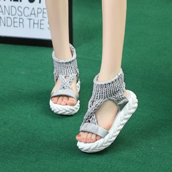 2019 Noua Incaltaminte Femei Sandale Pantofi de Vara, Sandale pe Platforma Flip Flops Gladiator Jos Pantofi Femei