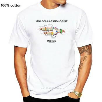 2019 Tipărite Barbati Tricou Bumbac Maneca Scurta Biolog Molecular Interior (Replicarea ADN) T-Shirt Femei tricou