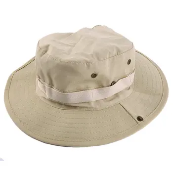 2019 vânzare la cald pălărie Găleată Pălărie Boonie de Vânătoare de Pescuit în aer liber Capac Largă Refuz Militare Unisex de înaltă calitate, Canvas Bucket Hat