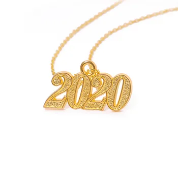 2020 2021 Anul Nașterii Numărul Coliere Pentru Femei Barbati Cravată Specială 2021 Numărul Pandantiv Colier De Memorie Bijuterii Petrecere Laffey Cadou