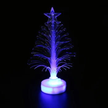 2020 Crăciun LED Multicolor Xmas Copac Lampă de Fibră Optică Acasă Petrecere de Nunta de Decorare Pom de Crăciun Lumini de Basm Cadou