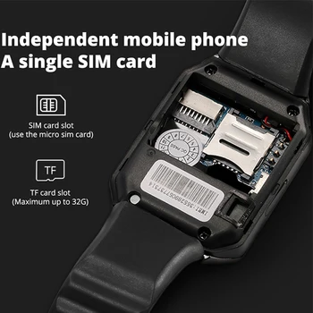 2021 Ceas Inteligent Bărbați Femei Cu SIM Slot pentru Card TF Camera SmartWatch Bluetooth Informații Împinge Muzica Joaca DZ09 versiune Imbunatatita
