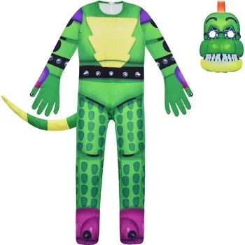 2021 Fantezie Costum de Halloween pentru Copii MaiYaCa Cinci Nopți La lui Freddy Salopeta Cosplay Fnaf Freddy Anime Cadou de Crăciun pentru Copil
