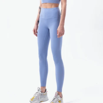 2021 Femei Yoga Pantaloni Cu Buzunare Talie Mare Sport, Jambiere Față Fără Sudură Push-Up Elastic Antrenament Sala De Sport De Fitness Colanti