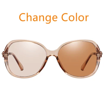 2021 Fotocromatică ochelari de Soare pentru Femei Polarizati Cameleon Ochelari de Conducere Fumurii Ochelari de cal Anti-orbire Ochelari de Soare lunetă soleil femme