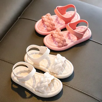 2021 noi fete sandale Baotou pantofi de plaja 2-6 ani copiii non-alunecare moale jos sandale pentru copii non-alunecare de sandale de vara