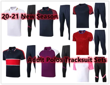 2021 nou Fotbal Bărbați Sport de Vara Tricouri Tricouri Seturi, cu pantaloni Pulover de Formare Trening pentru adulți Survetement jogging kituri A2