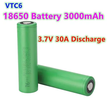 2021 Nou, Original, Baterie 18650 3.7 V 3000mAh Li-ion 18650 baterie reîncărcabilă pentru US18650 VTC6 jucării Electronice instrumente flashligh
