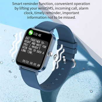 2021 Noua Moda Ceas Inteligent Bărbați Femei 1.7 Inch Ultra-subțire Ecran Inima Rata de Monitorizare de Somn IP67 rezistent la apa de Sport Smartwatch