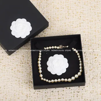 2021 Tendințele Fierbinte Faimosul Brand De Calitate Superioară Camellia Pearl C Colier Pentru Femei De Moda, Logo-Ul De Lux Bijuterii Fine Cadou Clasic