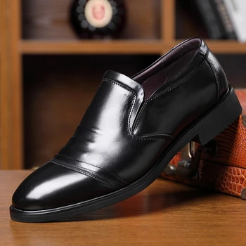 2021 Toamna Iarna Nou Casual Pu Pantofi pentru Bărbați Model coreean Munca Poarte Pantofi de Toate Tipurile de Moda de Moda Fierbinte de Vânzare Pantofi pentru Bărbați KM244