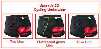 2021 Upgrade Respirabil Ciclism pantaloni Scurți de Ciclism Lenjerie de corp Gel Pad rezistent la Șocuri Biciclete de Chiloți MTB Biciclete Rutier Lenjerie de corp Pantaloni