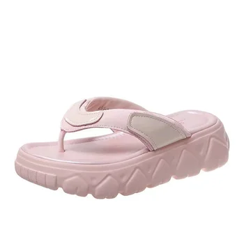 2021 Vara Femei Flip Flops Ușor, Confortabil Pantofi De Moda Doamnelor De Agrement Culoare Solidă Fund Gros Casual, Papuci