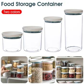 250/350/550/700 Alimentare Container de Depozitare Bucătărie, Cămară Organizator cu Capac Etanș pot fi Stivuite Colectorului de Faina de Cereale cu Zahăr