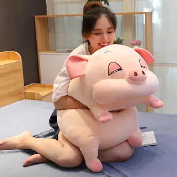 2in1 hamster Drăguț jucărie de pluș de dormit perna cu paturica pat papusa porc mouse-ul lavabil super pernă moale de înaltă calitate de cadou pentru copil