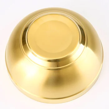 304 din Oțel Inoxidabil de Aur Castron Îngroșat Strat Dublu de Izolare Termică Bucătărie Instrumente de Gătit BOM666