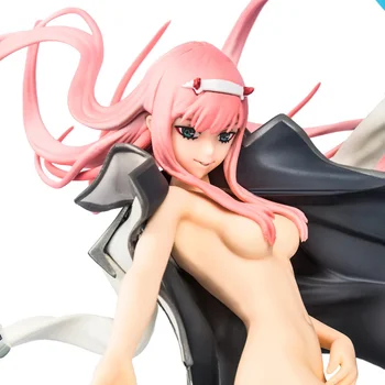 34cm Nou Anime Japonez Zero Doi Figură DRAGĂ În FRANXX 002 PVC Model Fata Sexy Jucării de Colecție Cadou Pentru Băiat