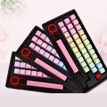 35 Tastele Colorate de Fundal Tasta Caps Înlocuire Tastatură Mecanică PBT Keycap Universale Accesorii Gaming Keyboard Accessory