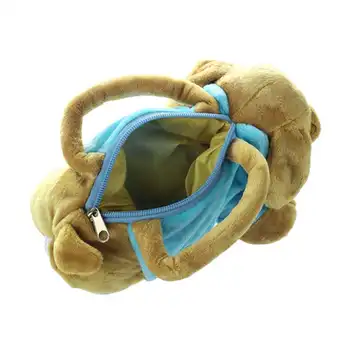 3D Câine Saci Copil Jucării Geantă de mână Albastru câine 25*10cm