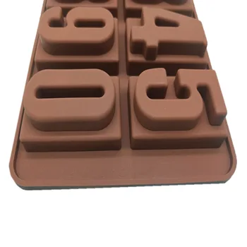 3D DIY Silicon Numere de Mucegai Ciocolata Cookie-uri Digitale Fondant de Copt Tort Jeleu Bomboane, produse de Patiserie Decorare Accesorii de Bucatarie