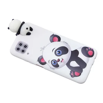 3D Panda Caz De Fundas Samsung Galaxy A42 5G Caz Silicon Moale Acoperire na Pentru Samsung A42 42 A426B SM-A426B/DS Telefon Coque