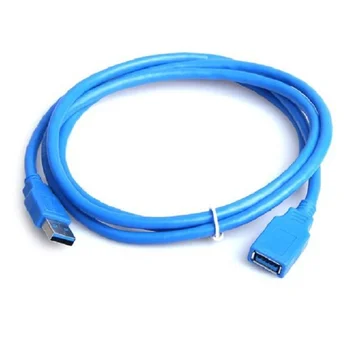 3FT Albastru USB 3.0 de Tip a Unui Bărbat cu O Femeie Super-Viteza de Extensie Cablu Convertor Adaptor de Conectare la Computer prin Cablu dropshipping